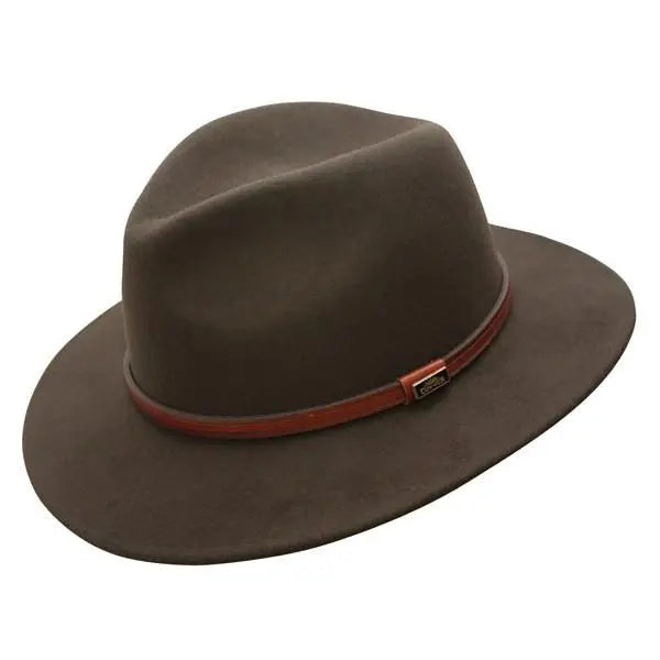 Australian Wool Conner Hat Brown