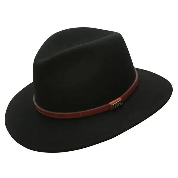 Australian Wool Conner Hat Black