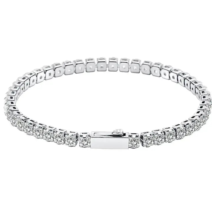 B.Tiff Princess Cutt Tennis Bracelet